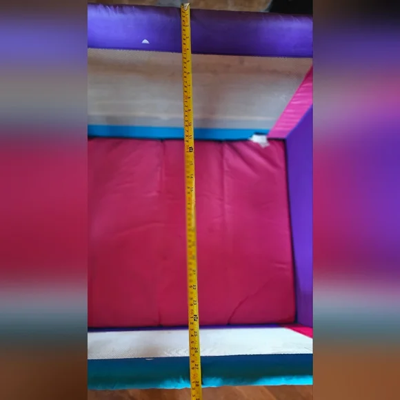 VINTAGE GRACO 1990’s Sport Pink & Teal Pack 'n Play Playard Excellent Condition - Picture 9 of 16